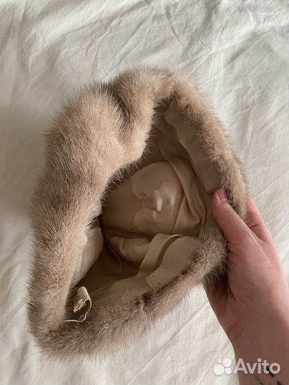 Берет норковый