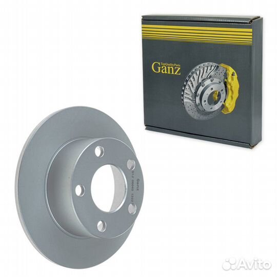 Диск тормозной задний с покрытием AD 100/A6 91