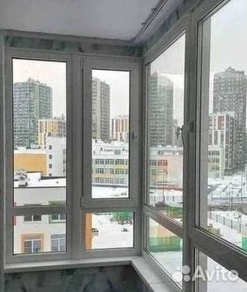 Остекление окон и балконов пвх