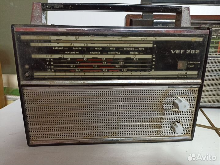 Радиоприемники СССР,Riga104, VEF 202,Океан