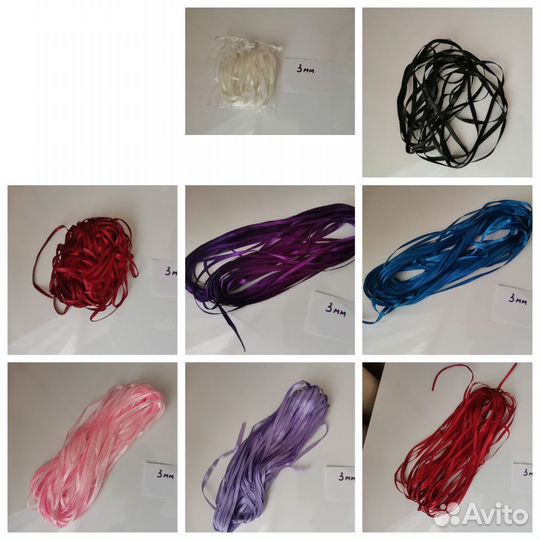 Атласная лента, лента органза