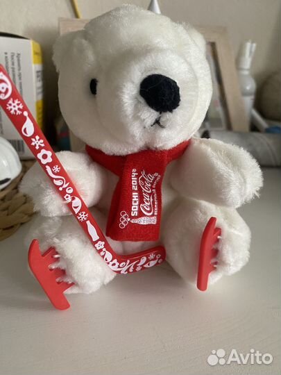 Мягкая игрушка медведь хоккеист