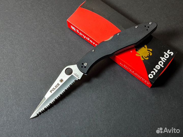 Нож Spyderco Police Black