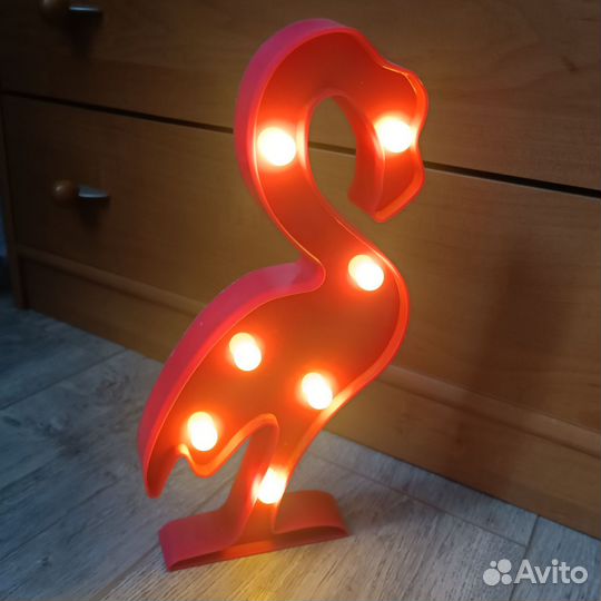 Ночник фламинго