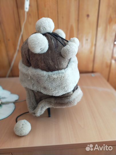 Шапка детская зимняя натурал.на 4-5лет