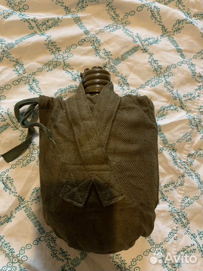 Фляга армейская с чехлом