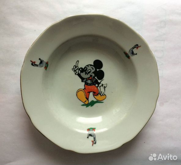 Болгарские детские тарелки 70 гг, насадка на ложку