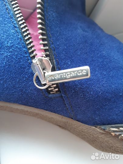 Ботильоны замша 35