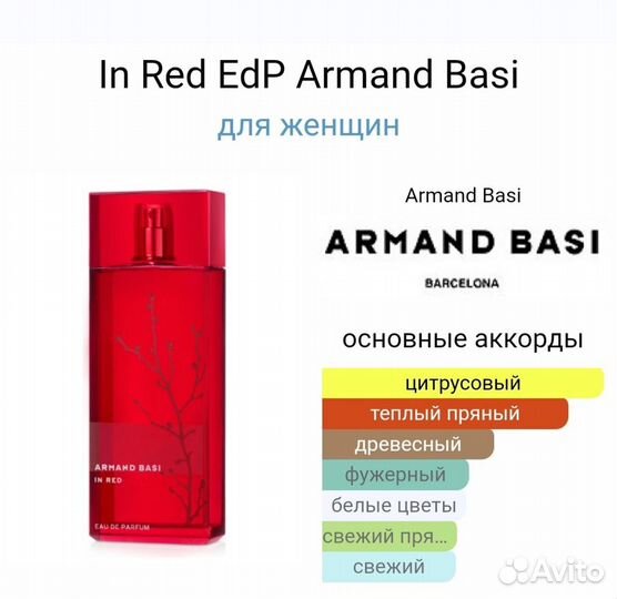 Armand Basi In Red тестер 66 мл экстракт