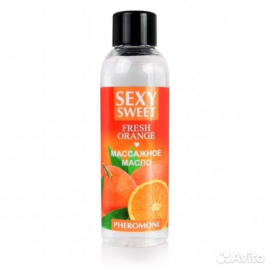 Массажное масло Sexy Sweet Fresh Orange с ароматом апельсина и феромонами - 75 мл
