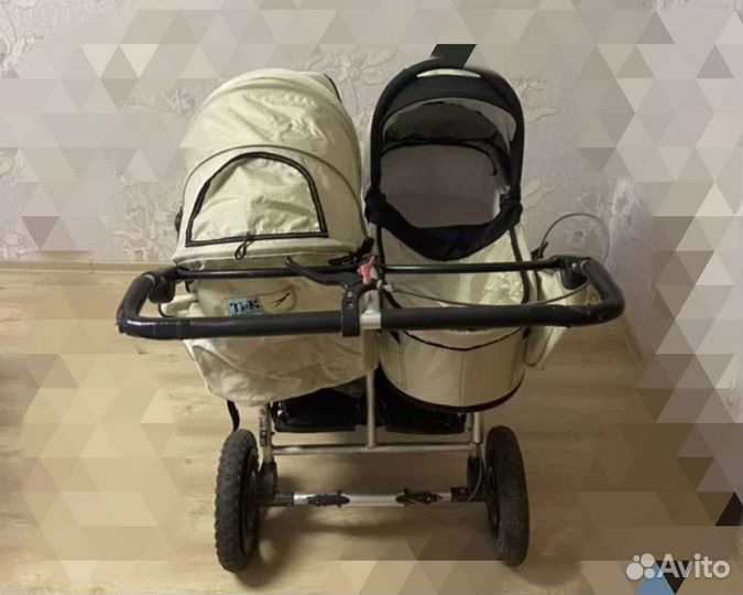 Коляска для двойни tfk