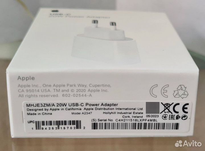 Блок зарядки iPhone 20w