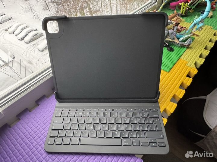 Чехол клавиатура logitech slim folio pro (12.9)