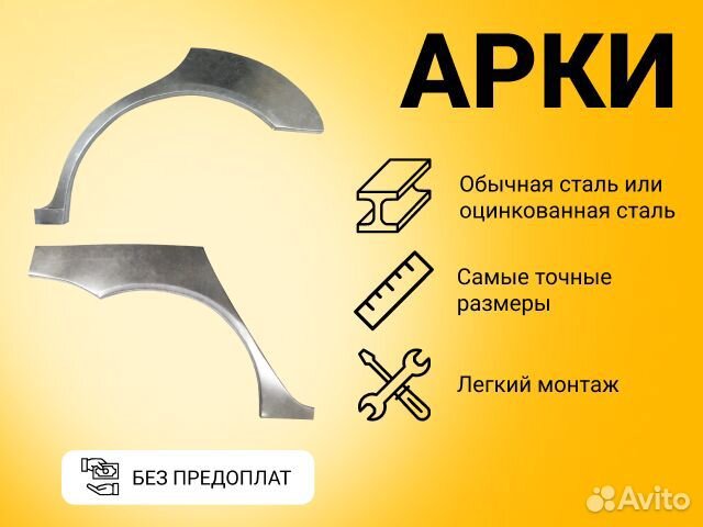 Пороги и арки на все авто Renault Symbol I рестайлинг (2002—2006)