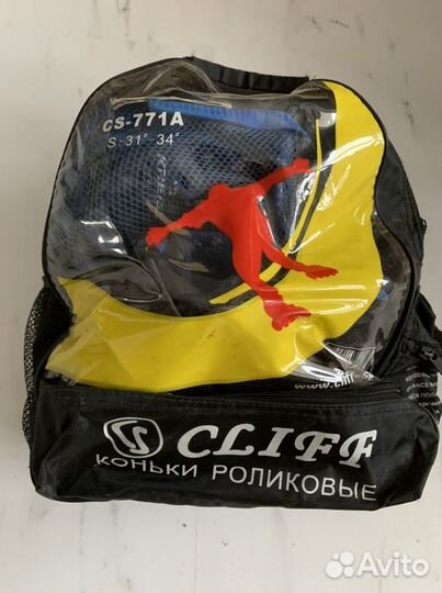 Коньки роликовые 31-34 и защита