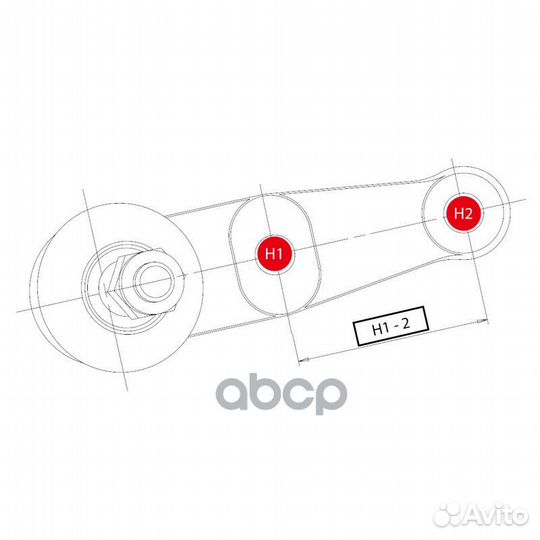 Старый номер cbkh-4) Шаровая опора ниж. CB020