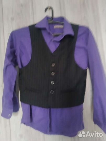 Школьная форма рубашка жилет брюки