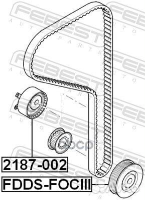 Шкив коленвала ford focus CB4 2008-2011 EU 15