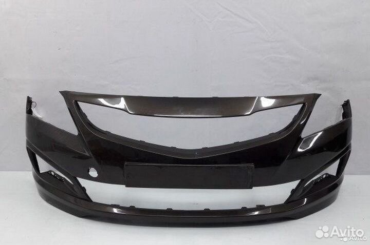 Бампер Хендай Солярис в цвет авто