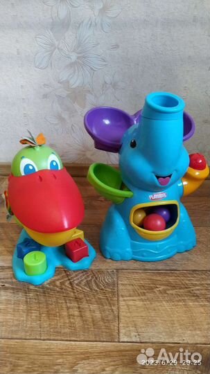 Сортёр пеликан Tiny love, слон playskool