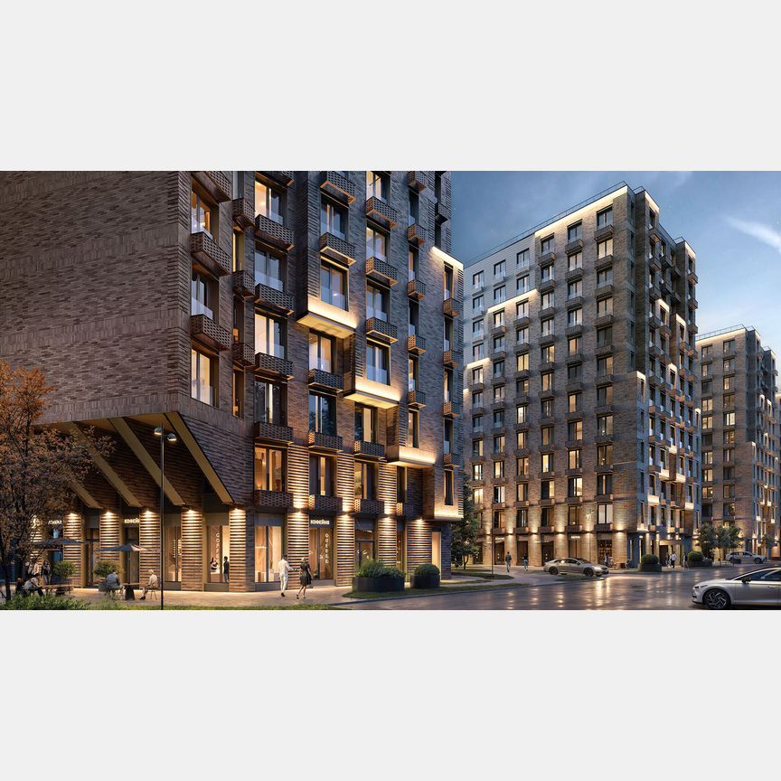 2-к. квартира, 53,2 м², 6/6 эт.