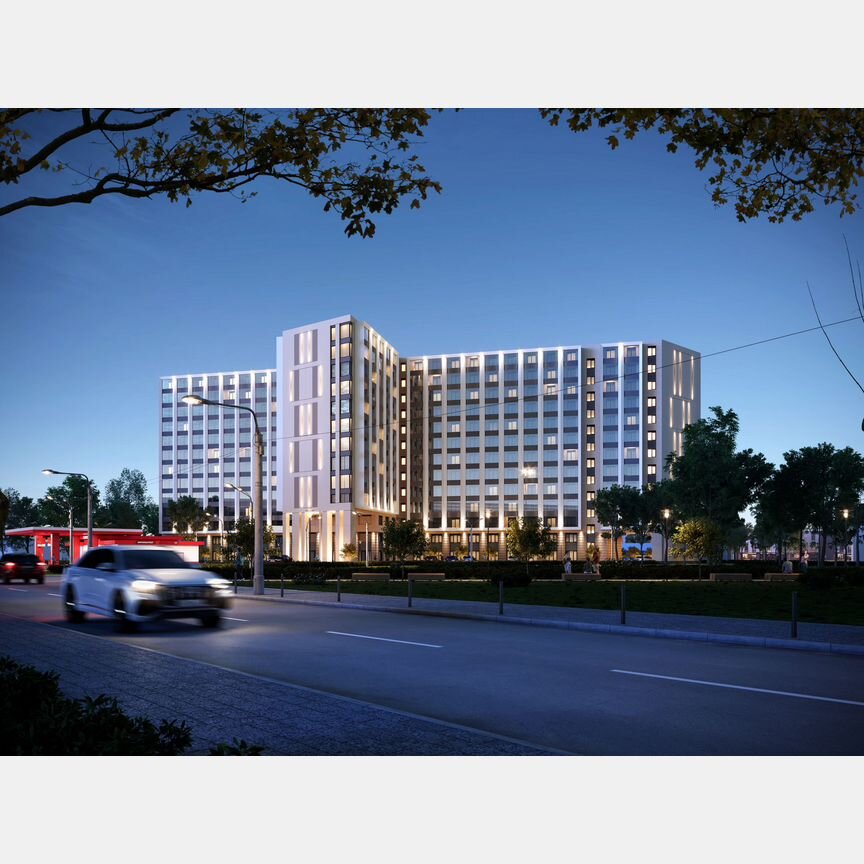1-к. апартаменты, 26,7 м², 11/13 эт.