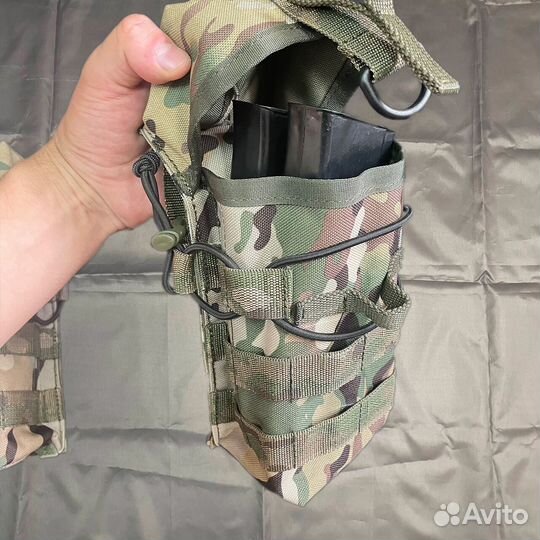 Подсумок на 2 магазина ак Мультикам Боевой Россия