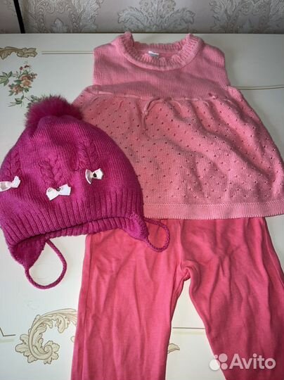 Платье, ползунки