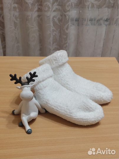 Носки вязаные ручной работы. Новогодний подарок