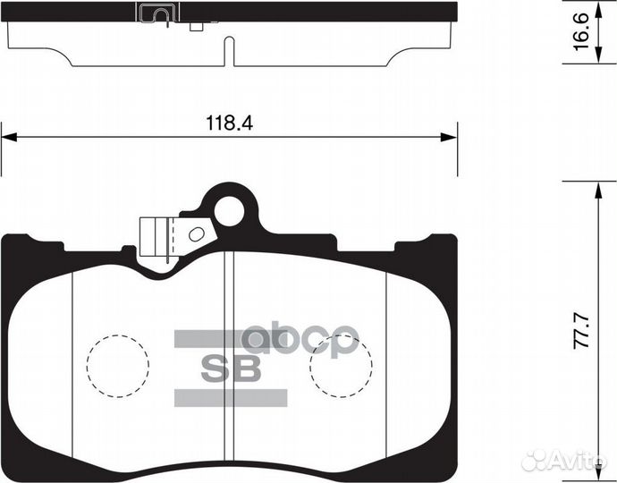 Колодки тормозные передние 0446530500 0446530470