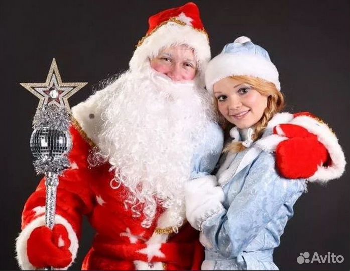 Поздравление от деда мороза и снегурочки на дом