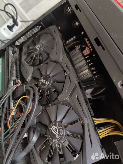 Игровая видеокарта gtx 1080 8gb asus strix