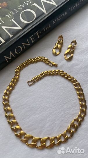 Винтажный сет Monet : серьги и колье