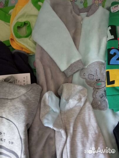 Детские вещи пакетом от 0 до года для мальчика