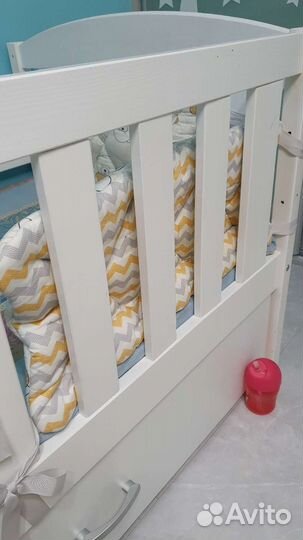 Бортики подушки в детскую кроватку
