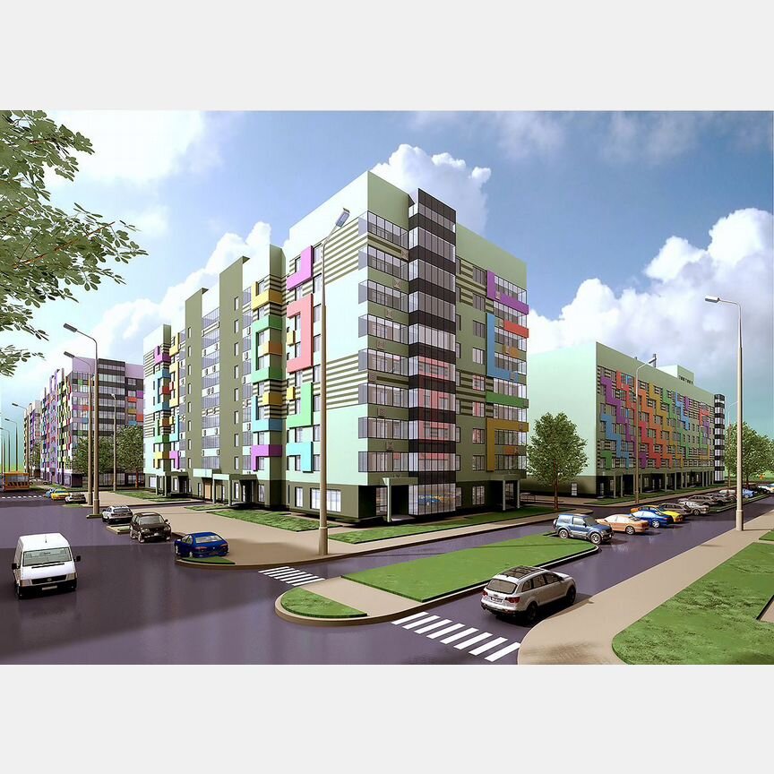 1-к. квартира, 42,8 м², 3/7 эт.