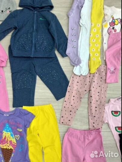 Детские вещи пакетом на девочки 86 92