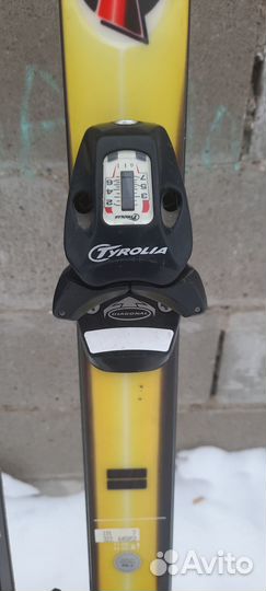 Горные лыжи с креплениями