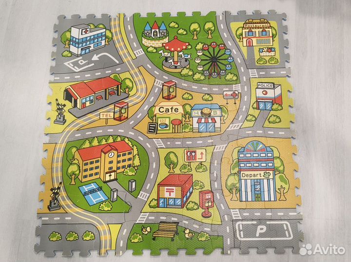 Игровой коврик пазл