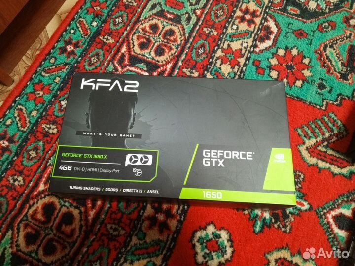Видеокарта gtx 1650 4gb