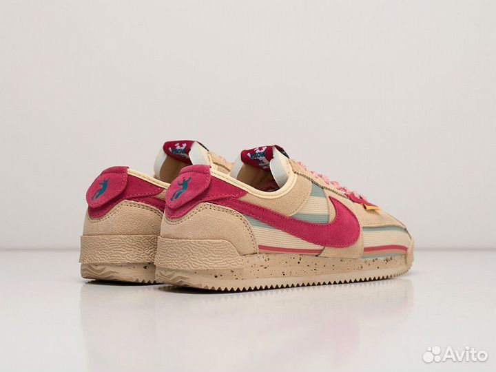 Кроссовки Union x Nike Cortez Nylon цвет Бежевый