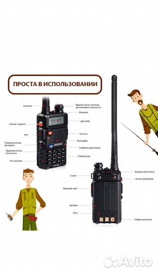 Портативная рация Baofeng uv-5R