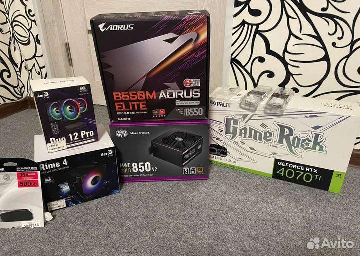Игровой компьютер RTX 4070ti+AMD Ryzen 7 5800X