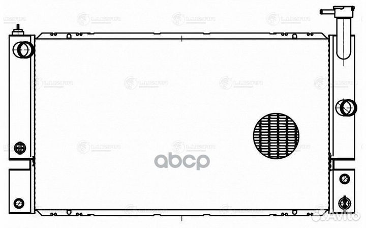 Радиатор охлаждения двигателя toyota prius II 0