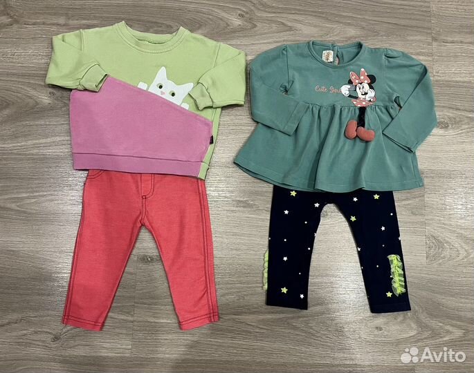 Пакет вещей на девочку 80-86