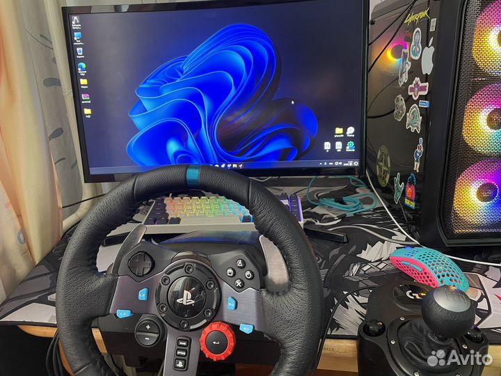 Руль logitech g29 + коробка