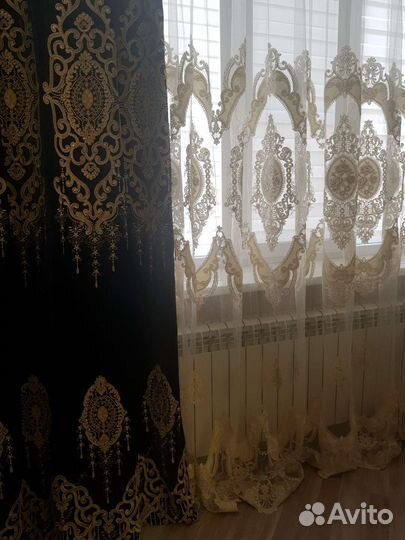 Шторы и тюль в комплекте