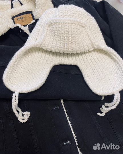 Шапка ушанка женская