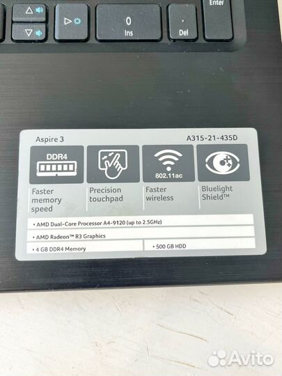 Ноутбук Acer Aspire 3 A315-21-435D