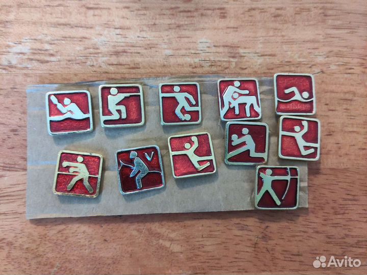 Значки СССР спортивные